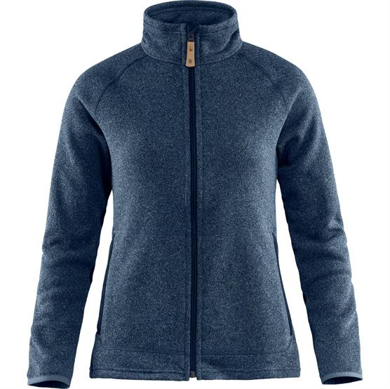Fjällräven Ãvik Fleece Zip Sweater Womens, Navy